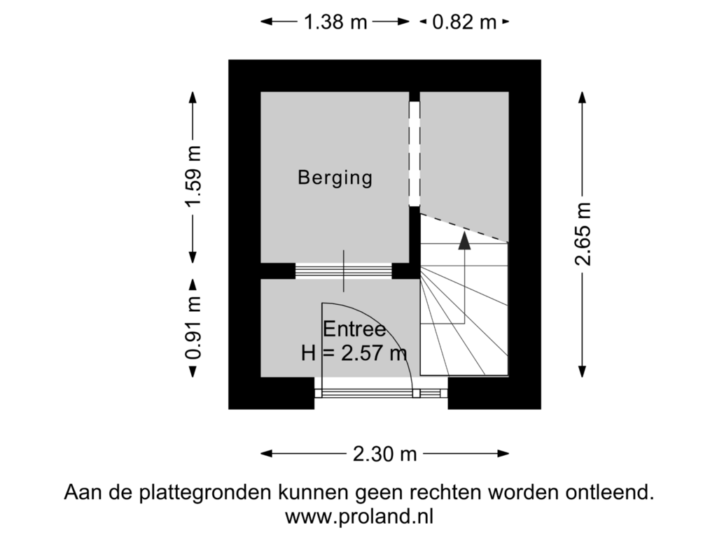 Bekijk plattegrond van Begane Grond van Bornsestraat 26