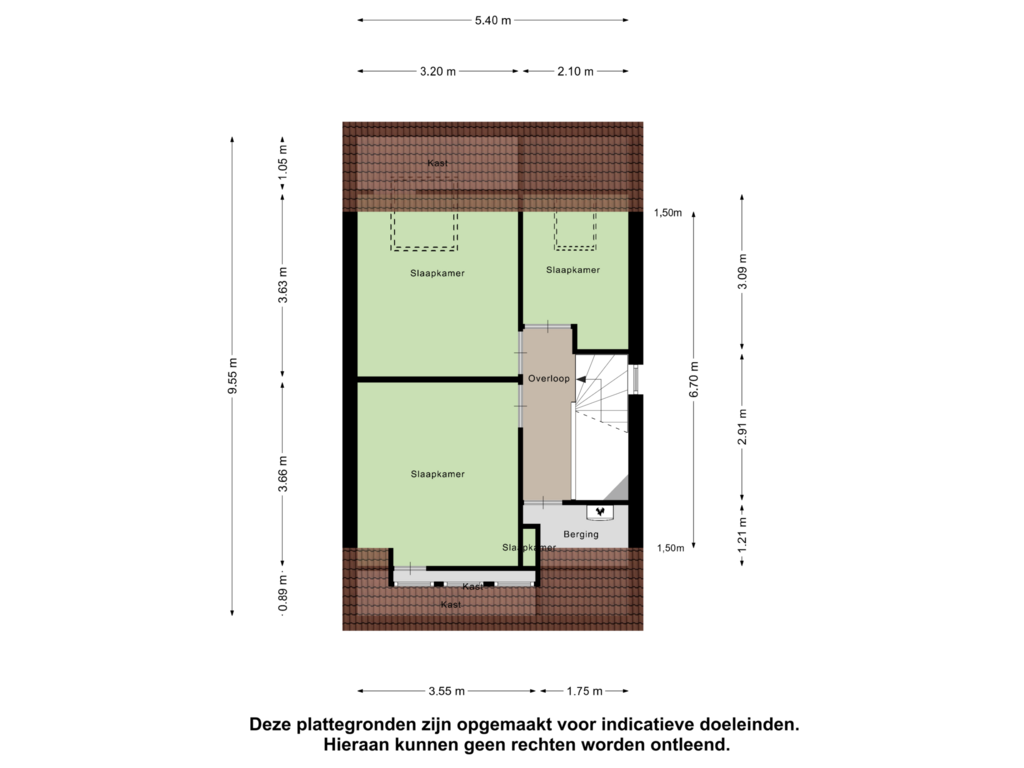 Bekijk plattegrond van Eerste Verdieping van Fruitdoel 7