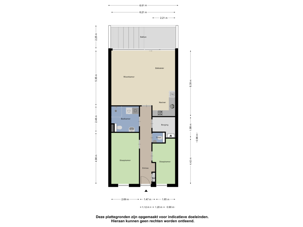 Bekijk plattegrond van Appartement van Ooyerdreef 49