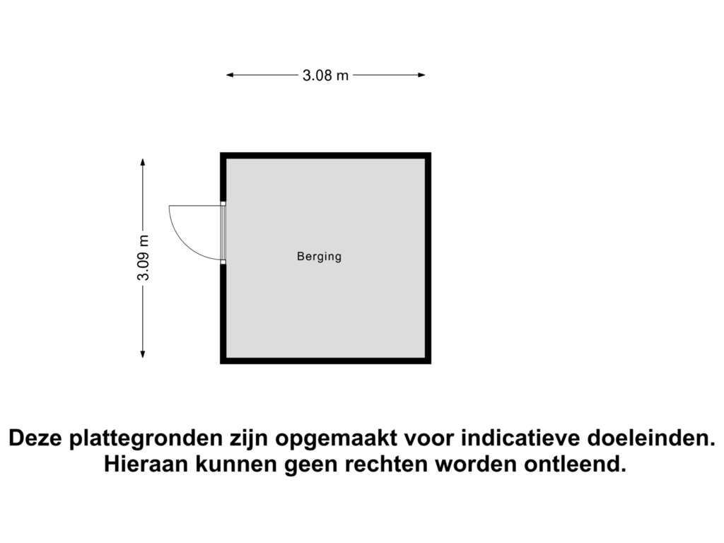 Bekijk plattegrond van Berging van Ooyerdreef 49