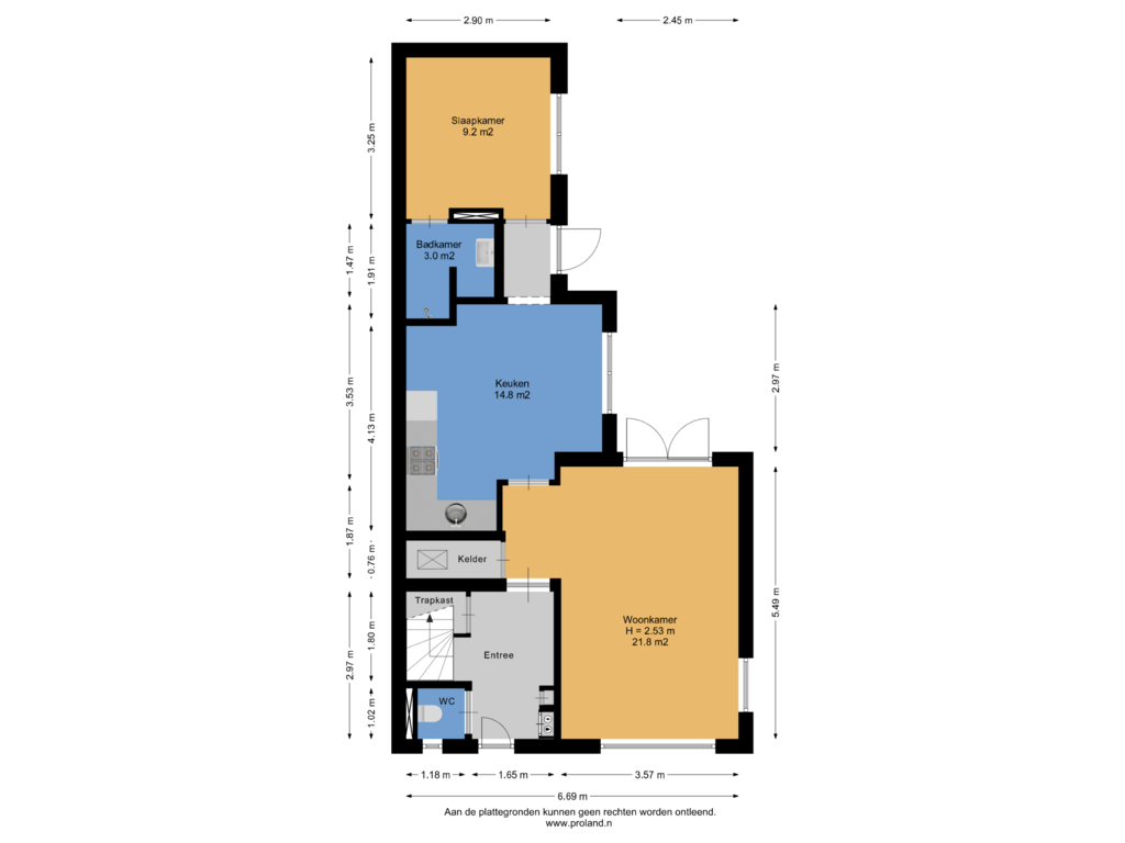 Bekijk plattegrond van Begane Grond van Sportlaan 12