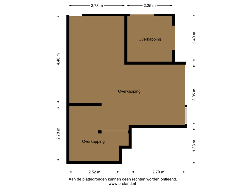 Bekijk plattegrond van Overkapping van Sportlaan 12