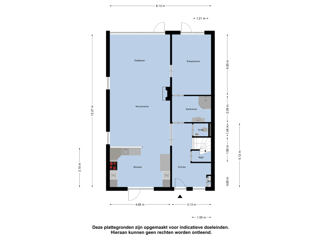 Bekijk plattegrond van Begane Grond van Katrien Duckstraat 16