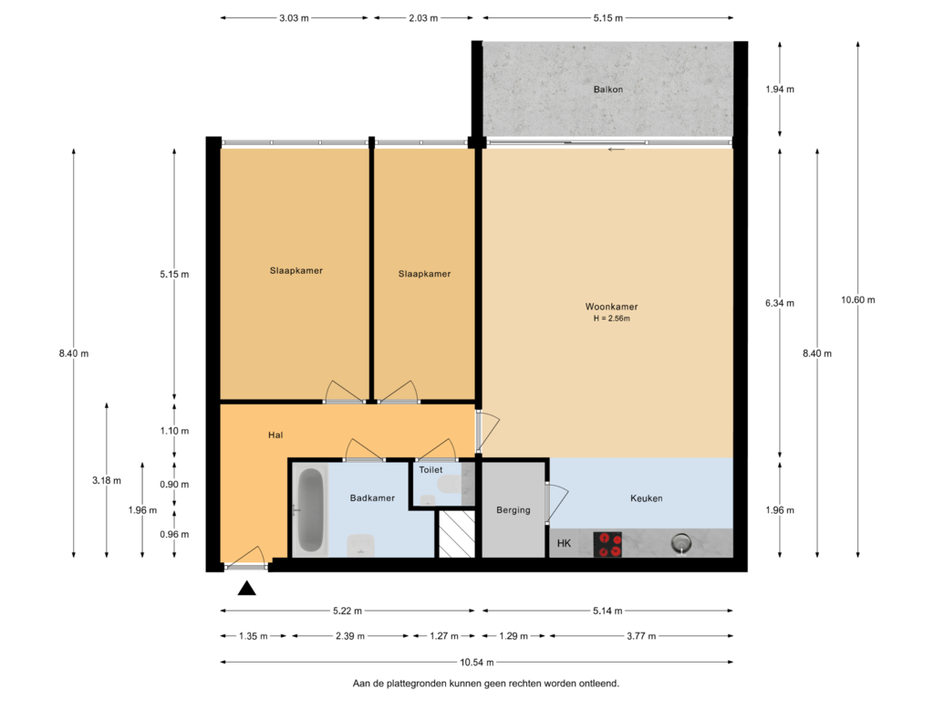 Bekijk plattegrond van Appartement van Bas Paauwestraat 52