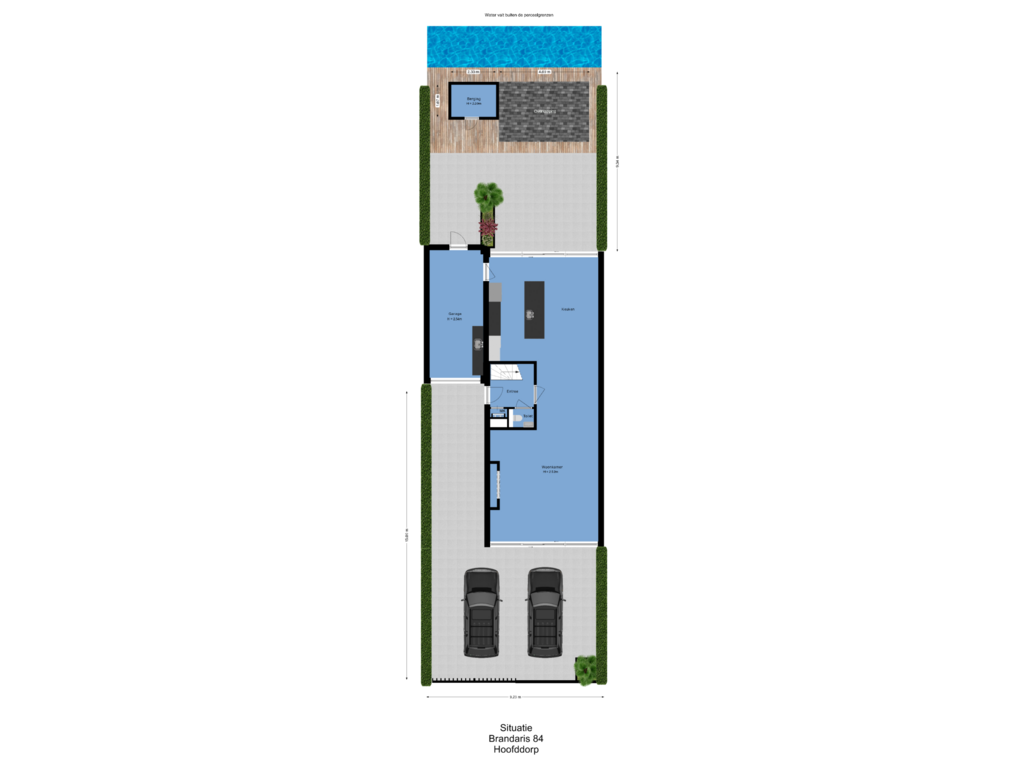 Bekijk plattegrond van Situatie van Brandaris 84