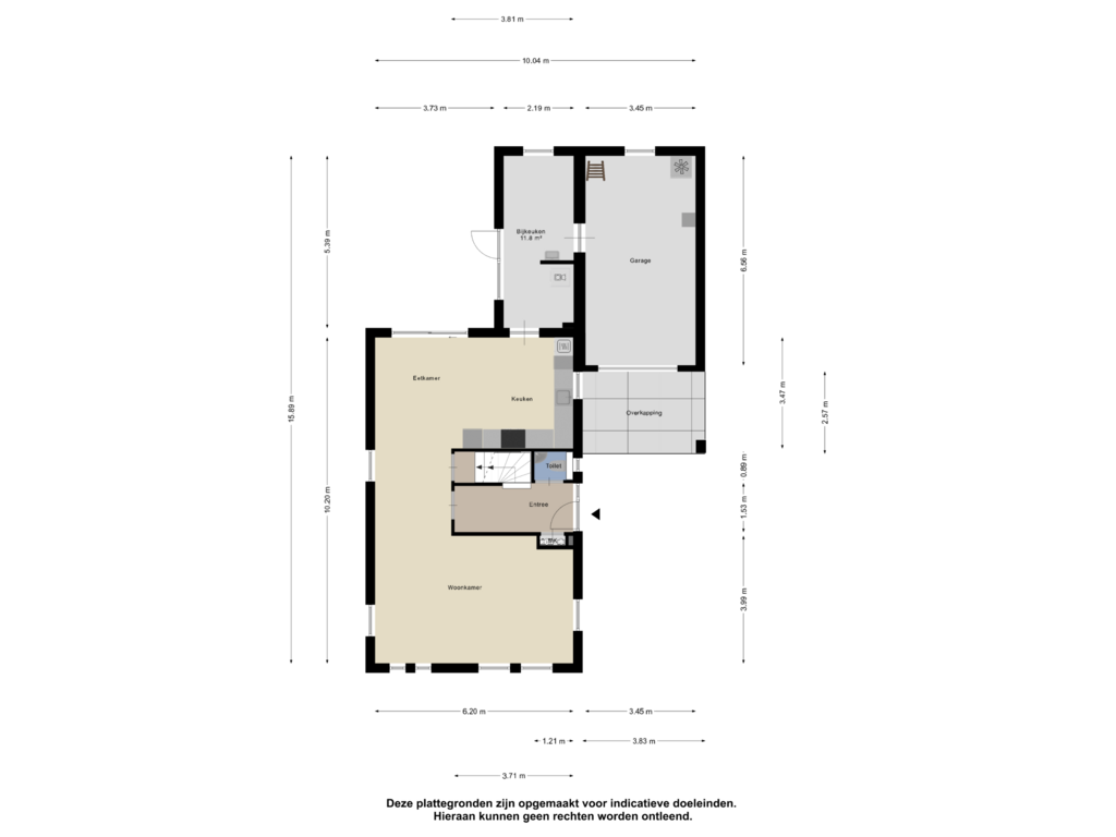 Bekijk plattegrond van Begane Grond van Horstlaan 6