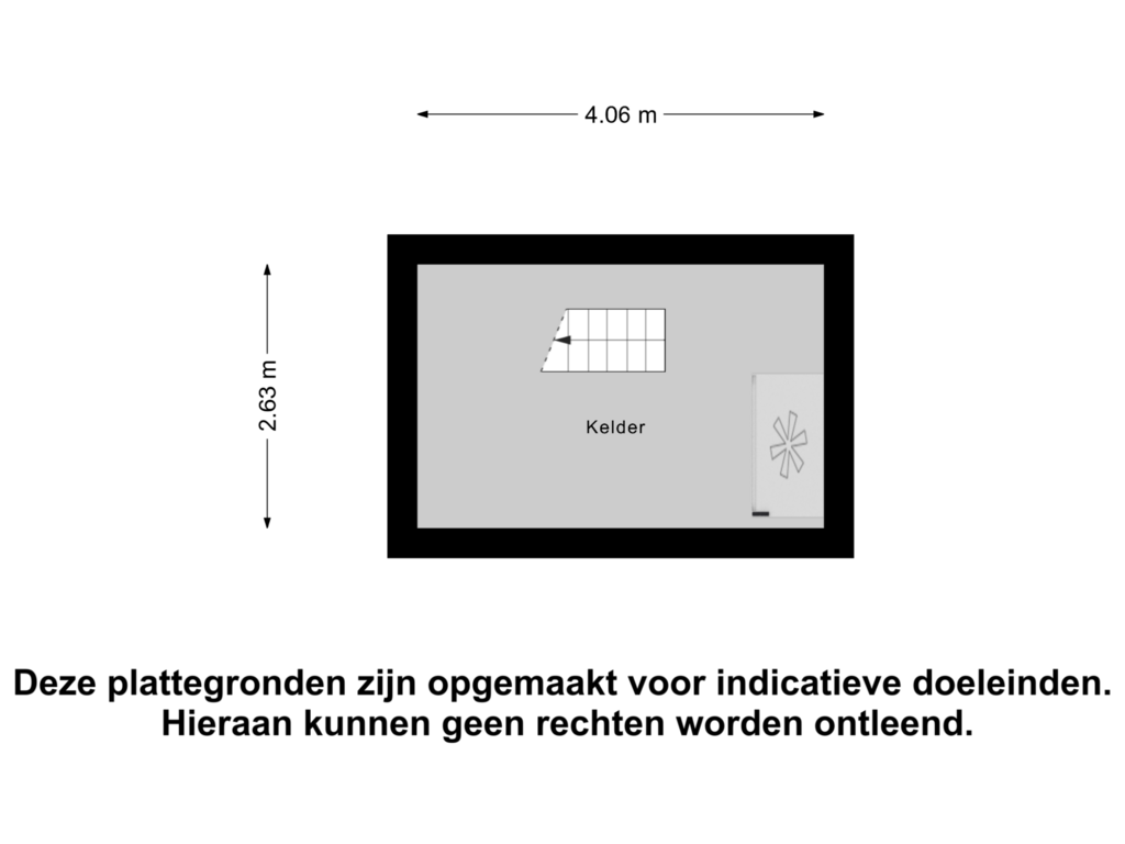 Bekijk plattegrond van Kelder van Horstlaan 6