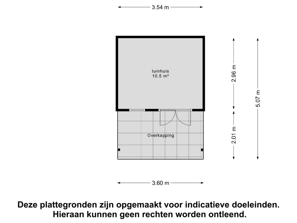 Bekijk plattegrond van Berging van Horstlaan 6