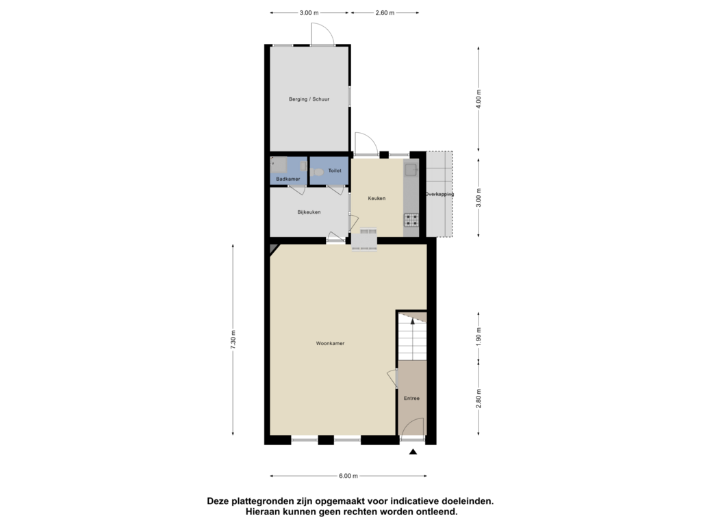 Bekijk plattegrond van Begane Grond van Hoenderweg 31