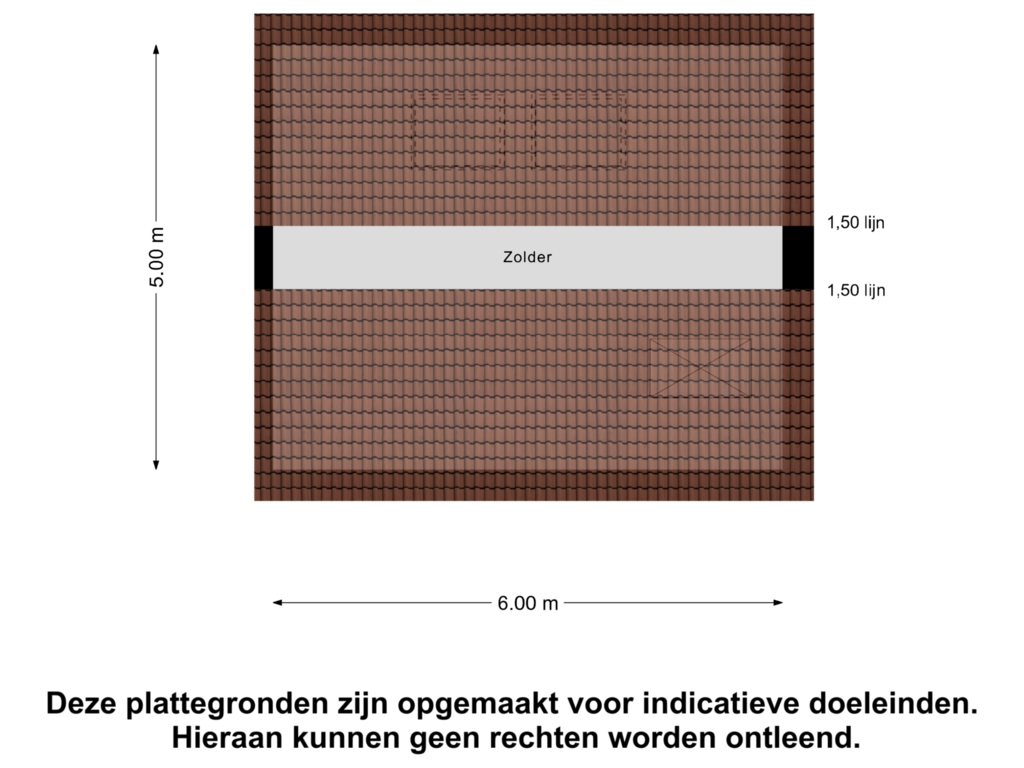 Bekijk plattegrond van Zolder van Hoenderweg 31