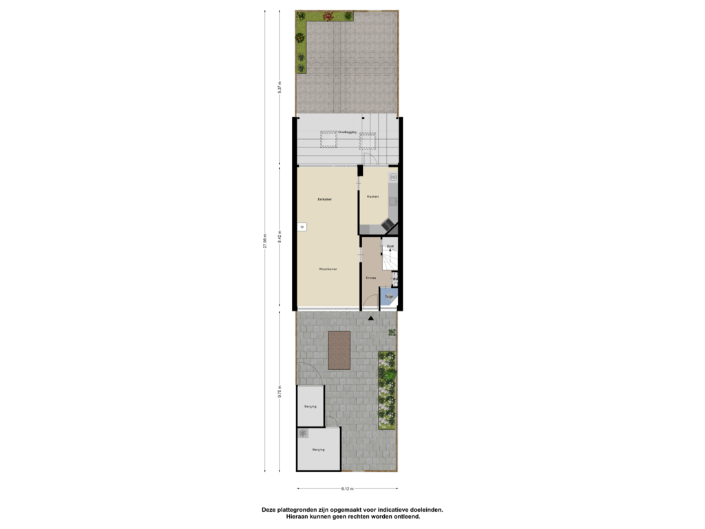 Bekijk plattegrond van Begane Grond -Tuin van Mark 23