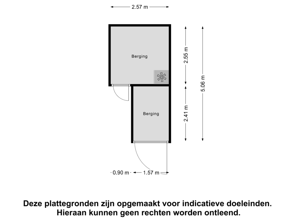 Bekijk plattegrond van Berging van Mark 23