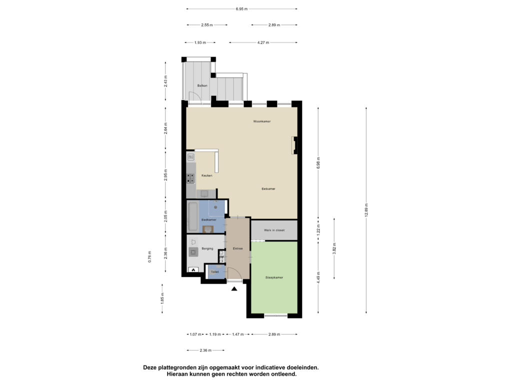 Bekijk plattegrond van Appartement van Kasteel-Noord 93