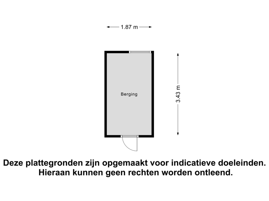 Bekijk plattegrond van Berging van Kasteel-Noord 93