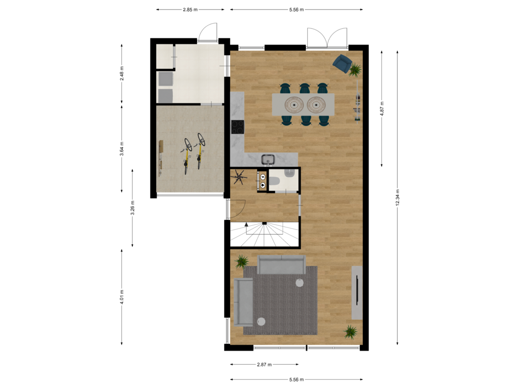 Bekijk plattegrond van Begane grond van Kaag 11