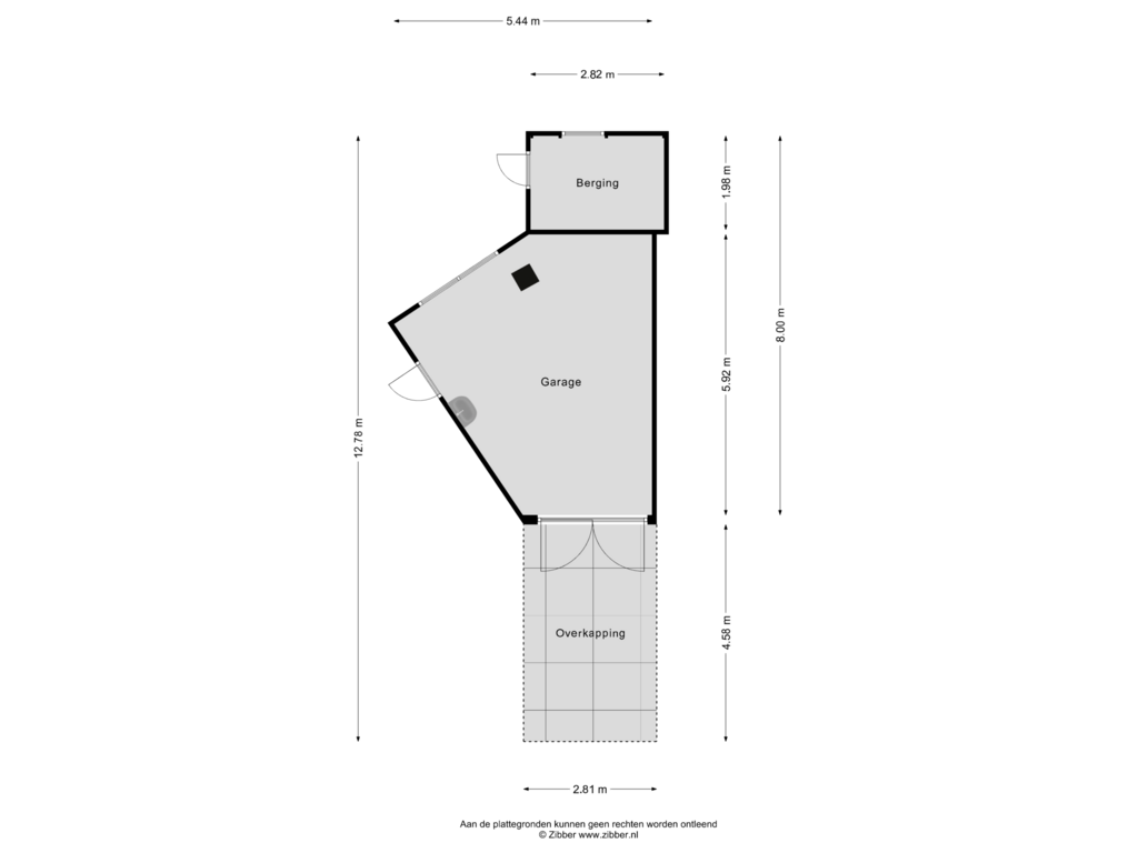 Bekijk plattegrond van Garage van Adriaan van Ostadestraat 18