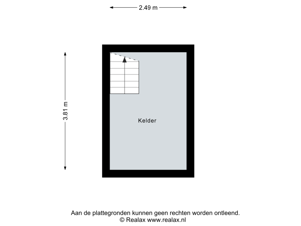 Bekijk plattegrond van Kelder van Bovenmolenweg 30