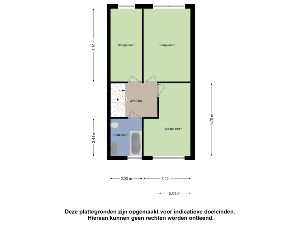 Bekijk plattegrond van Eerste Verdieping van Aardbeivlinderstraat 6