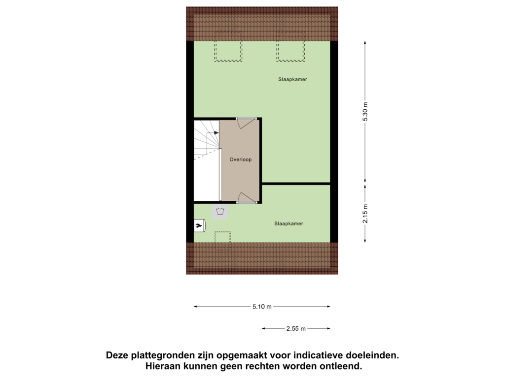 Bekijk plattegrond van Tweede Verdieping van Aardbeivlinderstraat 6