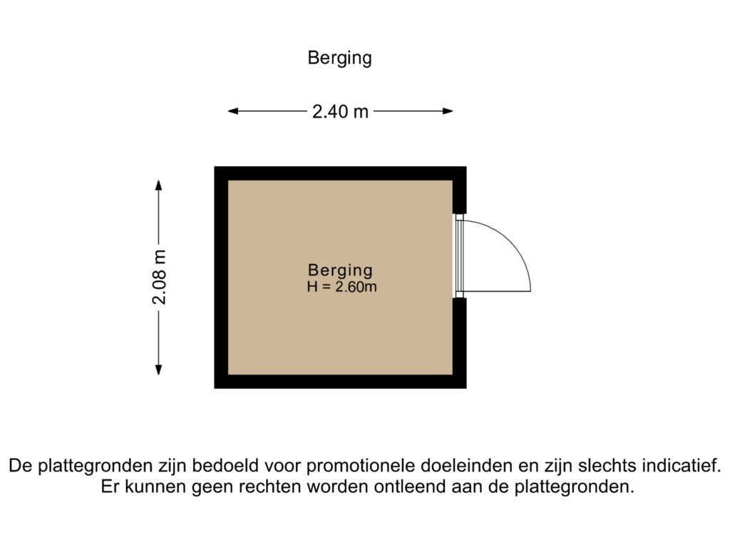 Bekijk plattegrond van Berging van Dokstraat 417