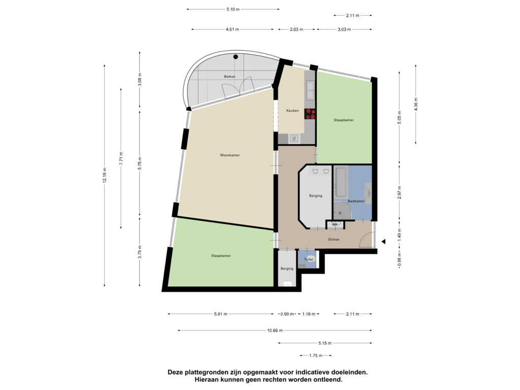 Bekijk plattegrond van Appartement van Hoge Horn 65