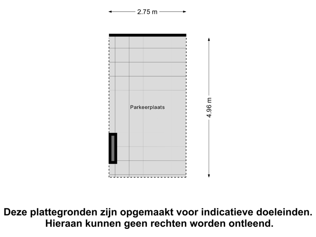 Bekijk plattegrond van Parkeerplaats van Hoge Horn 65