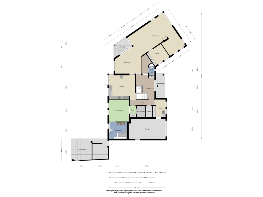 Bekijk plattegrond van Begane Grond van De Scheifelaar 215