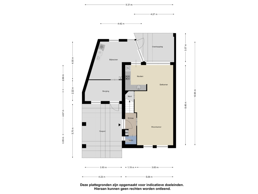 Bekijk plattegrond van Begane Grond van Van Mirlaerstraat 1