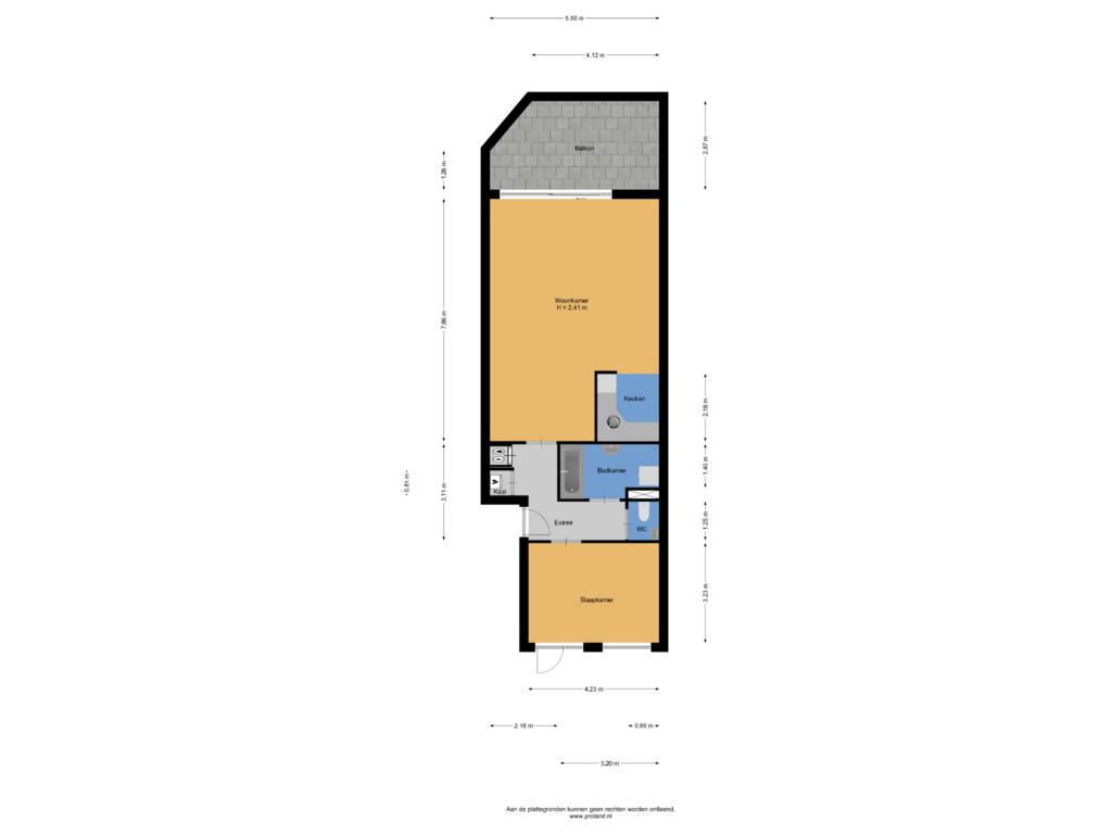 Bekijk plattegrond van Appartement van Pelikaanstraat 6