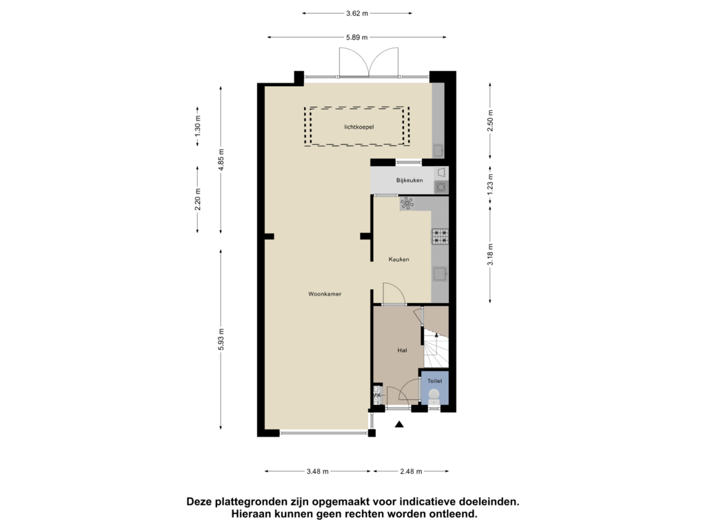 View floorplan of Begane Grond of Sportlaan 125