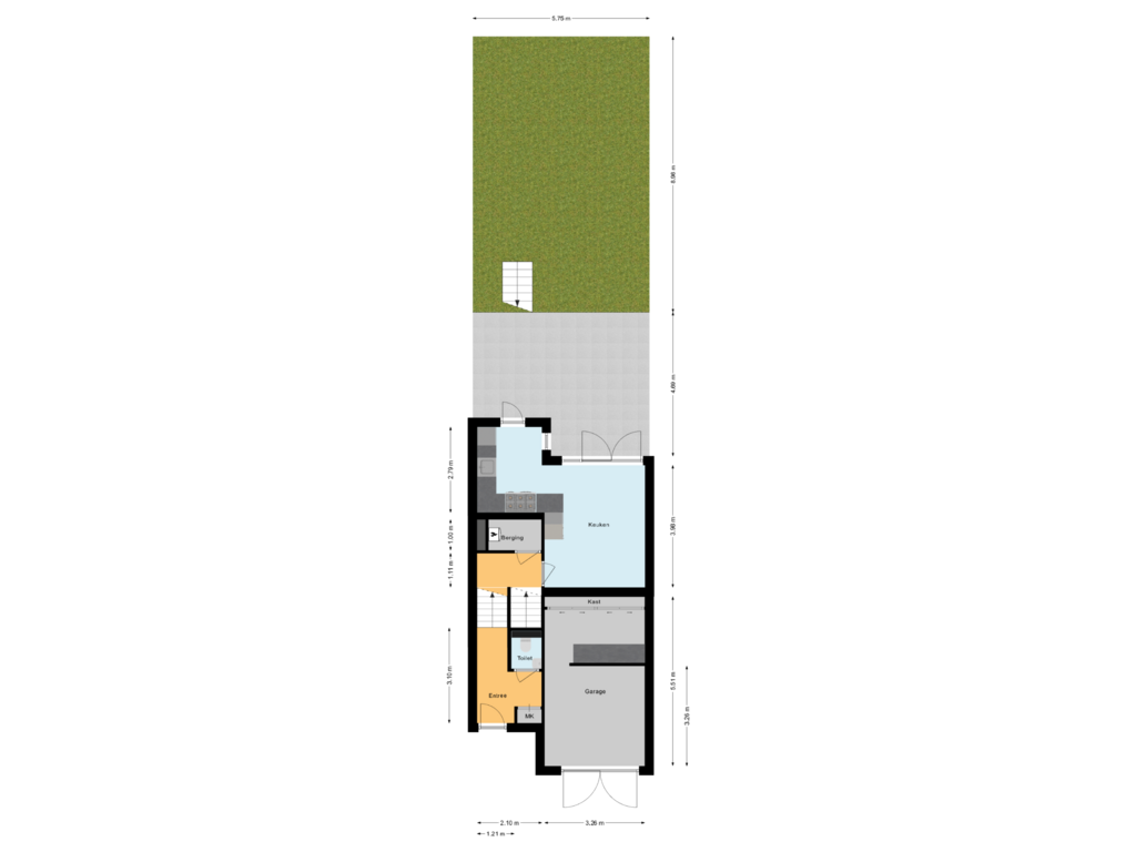 Bekijk plattegrond van Situatie van Raamoever 29