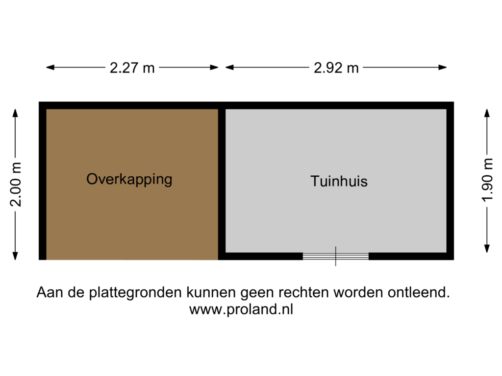 Bekijk plattegrond van Tuinhuis van Kolonelsdiep 27