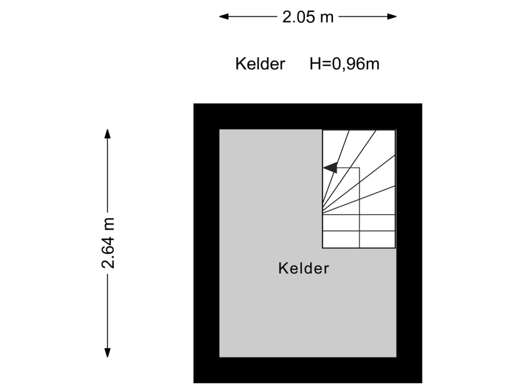 Bekijk plattegrond van Kelder van Veenweg 140