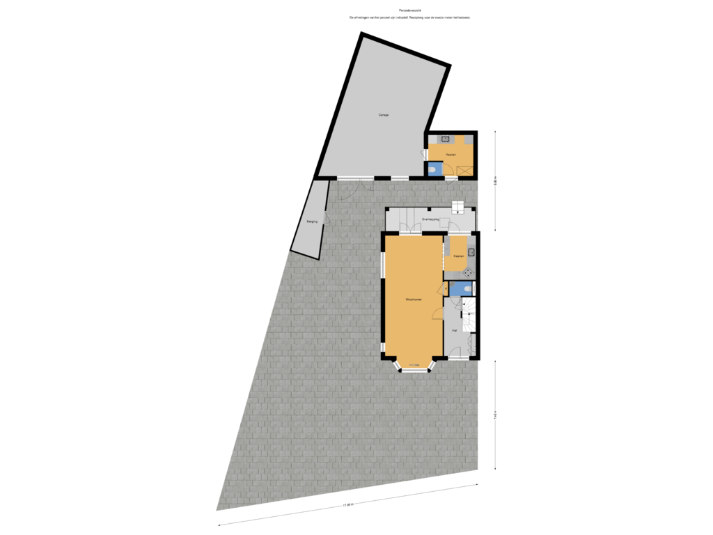 Bekijk plattegrond van Perceeloverzicht van Veenweg 140