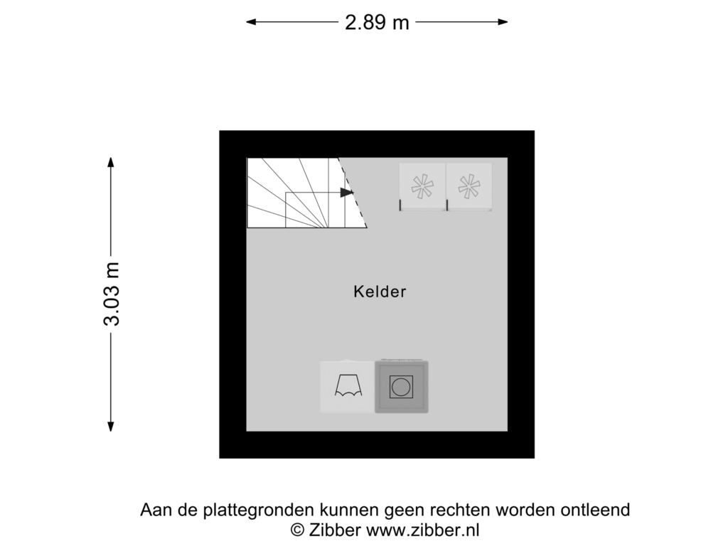 Bekijk plattegrond van Kelder van Jonasstraat 18