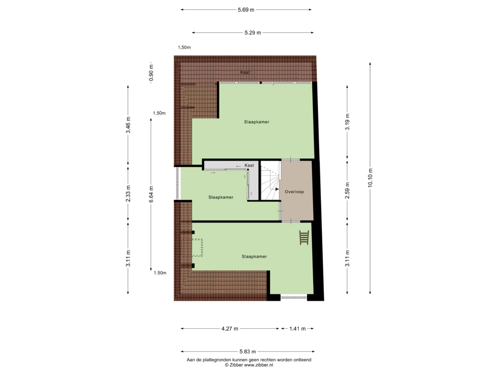 View floorplan of Eerste Verdieping of Stationsweg 49