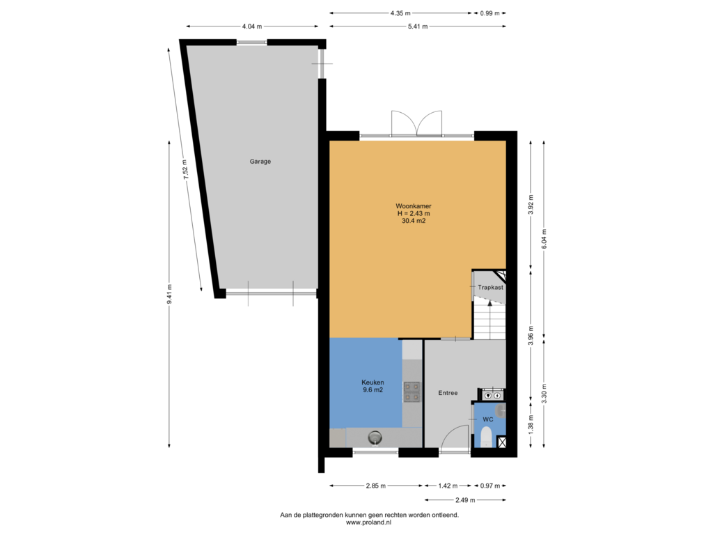 Bekijk plattegrond van Begane Grond van Sjees 13