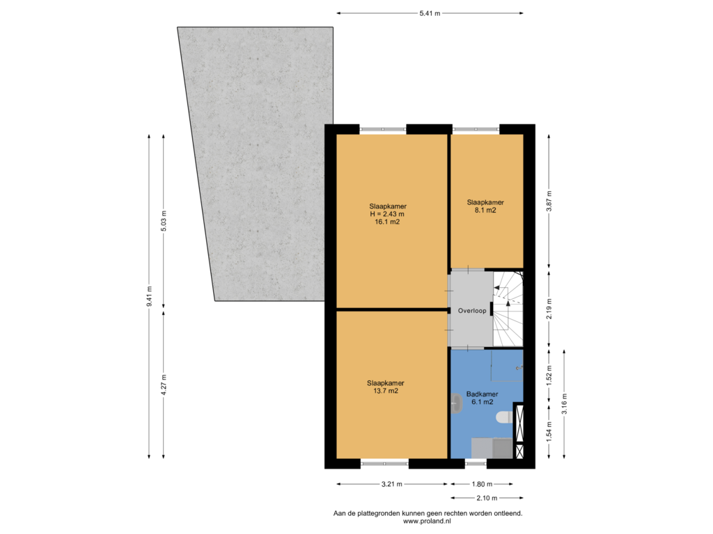 Bekijk plattegrond van 1e Verdieping van Sjees 13