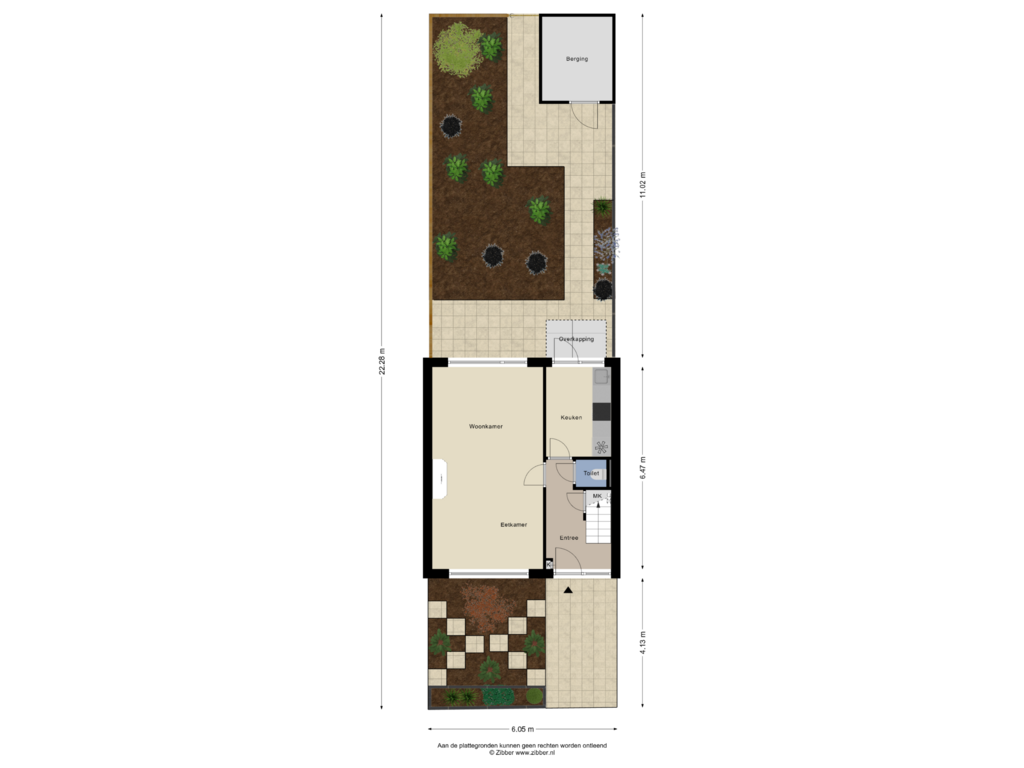 View floorplan of Begane Grond - Tuin of Koningin Julianalaan 29