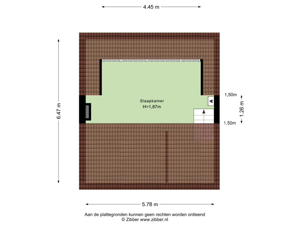 View floorplan of Tweede Verdieping of Koningin Julianalaan 29