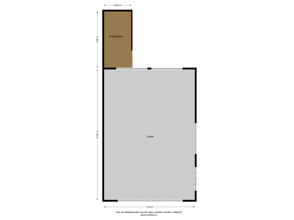 View floorplan of Loods of Kamerlingswijk WZ 63