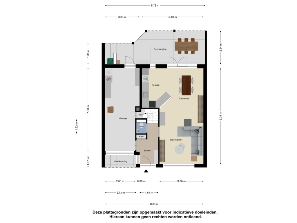 Bekijk plattegrond van Begane Grond van Koninksemstraat 49