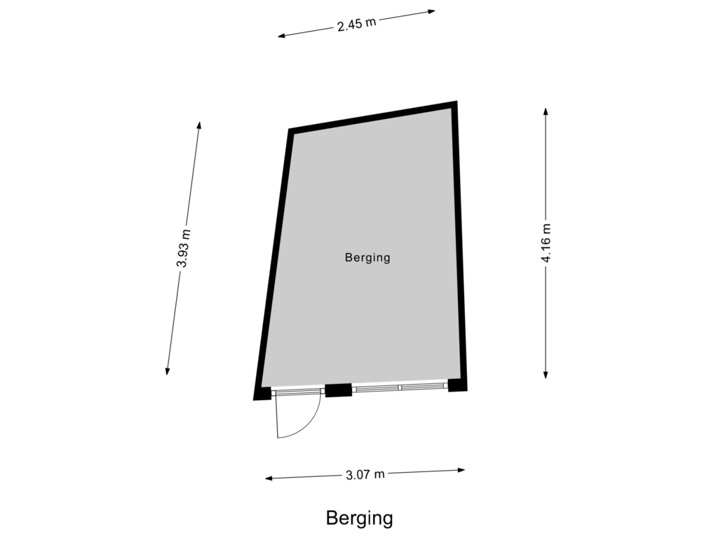 Bekijk plattegrond van Berging van Leijsenhoek 113