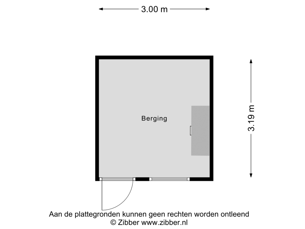 Bekijk plattegrond van Berging van Kruisspoel 62