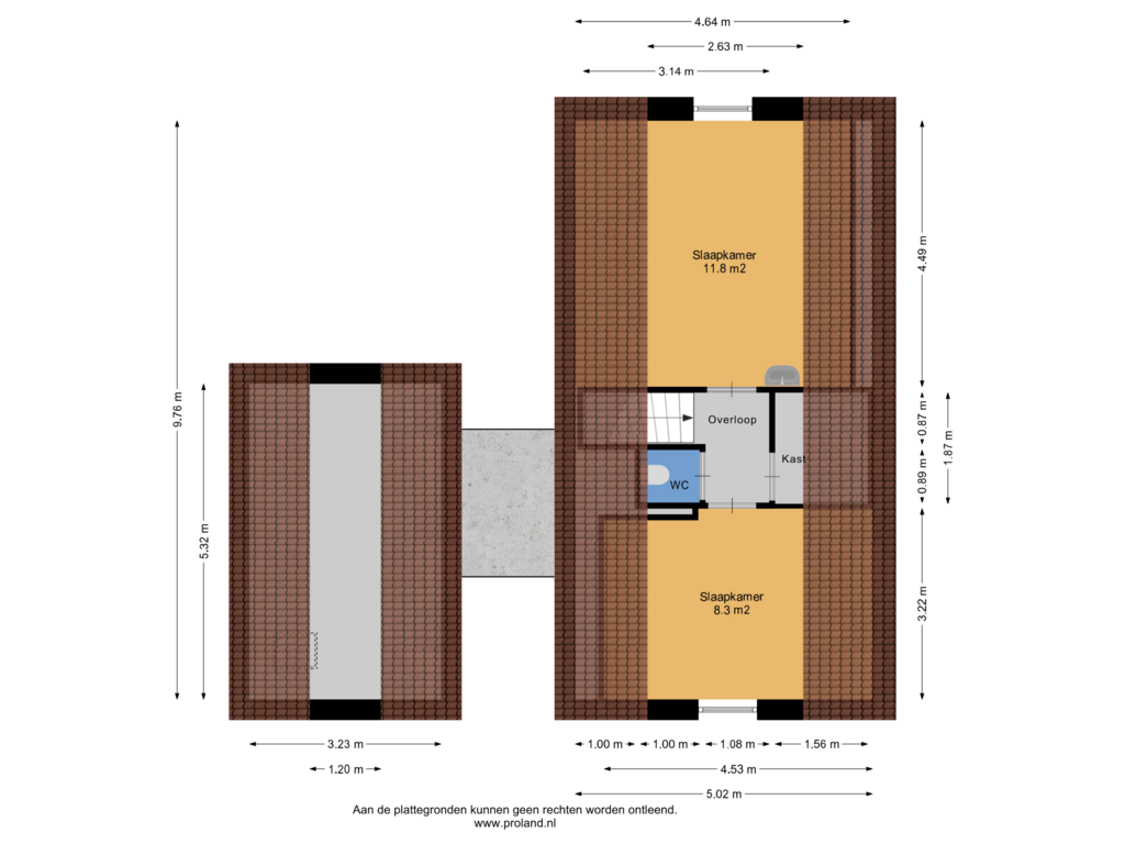 View floorplan of 1e Verdieping of Sandurdreef 5-380