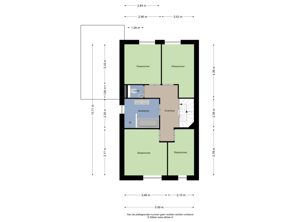 Bekijk plattegrond van Eerste Verdieping van Adrianahoeve 5