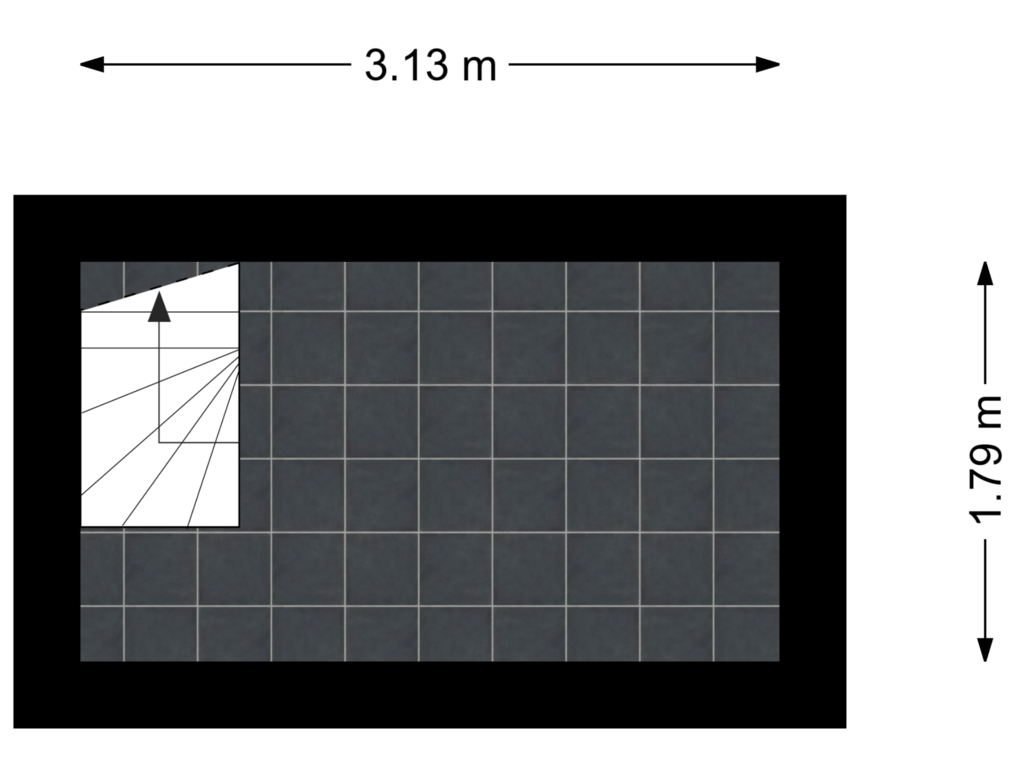 View floorplan of Kelder of Molenstraat 23