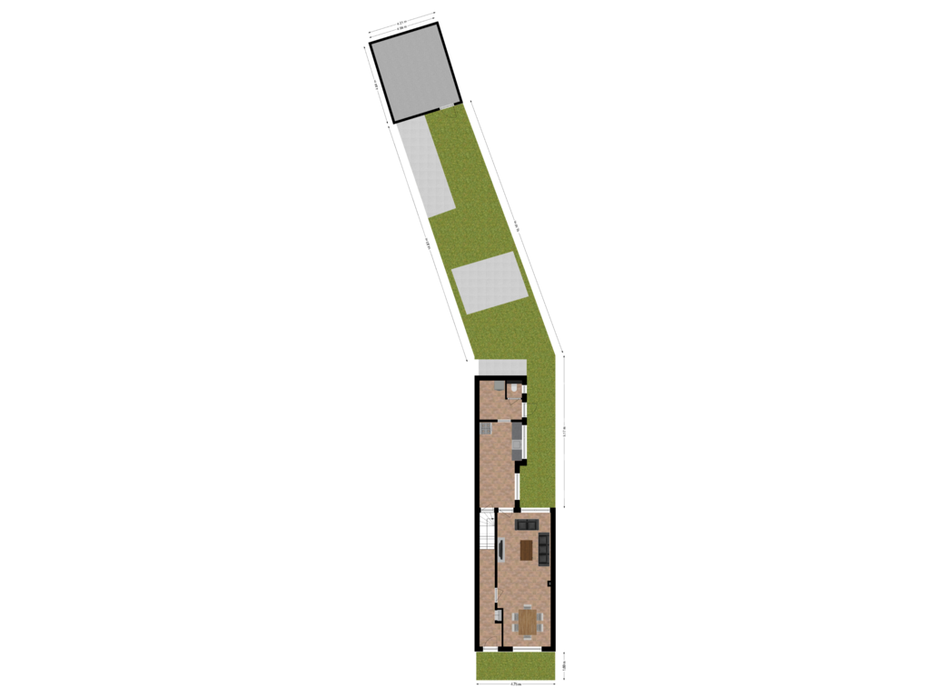 View floorplan of Situatie of Molenstraat 23