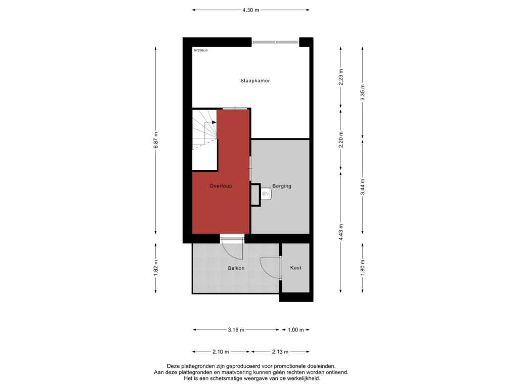 Bekijk plattegrond van Zolder van Rieffhof 79