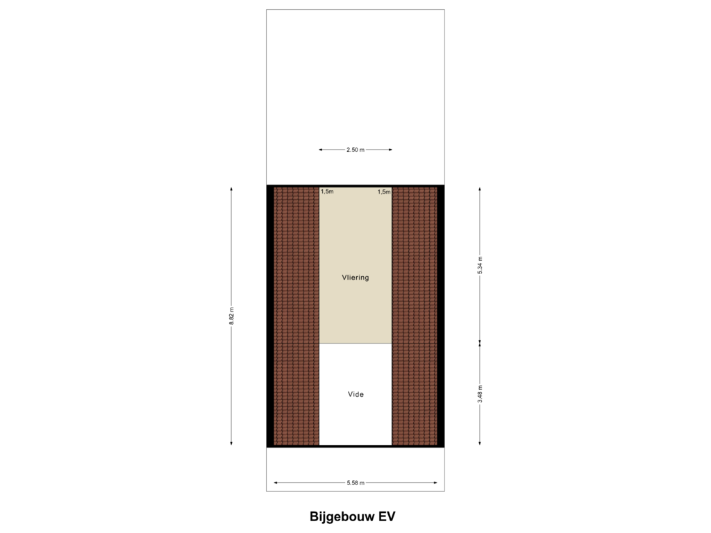 Bekijk plattegrond van Bijgebouw EV van Liskesweg 2-A